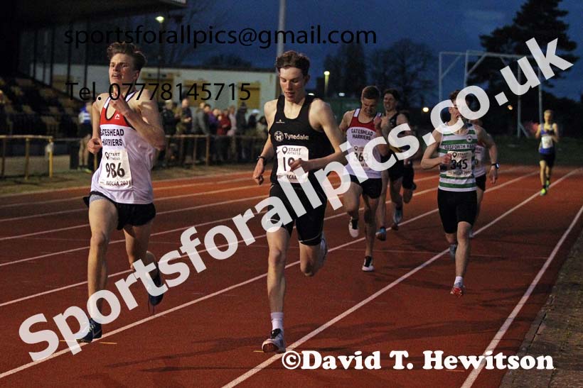 1500 metres, North East Grand Prix No. 1, Monkton on Wednesday, April 28th, 2021. Photo: David T. Hewitson/Sports for All Pics